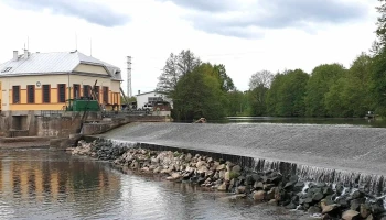 Kiosek nad jezem - Mnichovo Hradiště