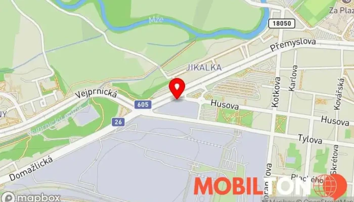 mapa 2dinautoradio.cz Prodejna autorádií v Plzeň 3