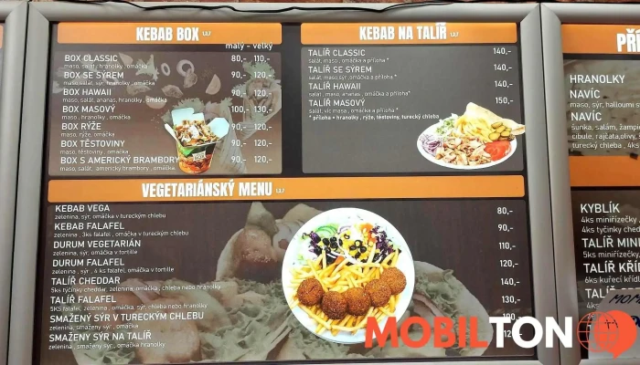 Abbes Kebab Pizza Menu - Tržní 135/21, Podmokly 405 02