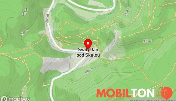 mapa Adamovy párky Restaurace v Svatý Jan pod Skalou-Beroun 1