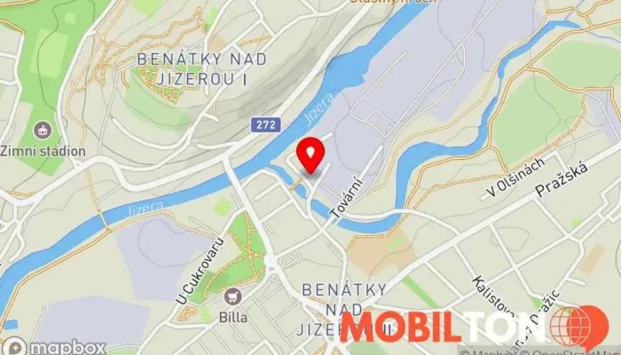 mapa Adelante Pizzeria Pizzerie v Jizerní 293