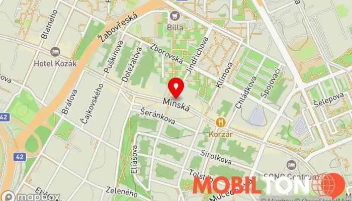 mapa ADI Mobilní telefony a počítače Opravna mobilních telefonů, Prodej mobilních telefonů, Prodej výpočetní techniky, Opravna elektroniky v Brno-Žabovřesky
