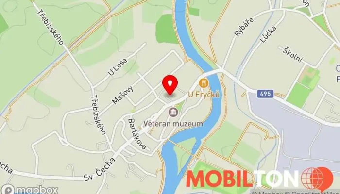 mapa Adria Gold Restaurace v 687 24