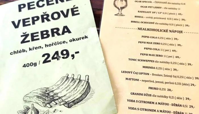 Alcapone Pizzerie Menu - Kulturní 1794
