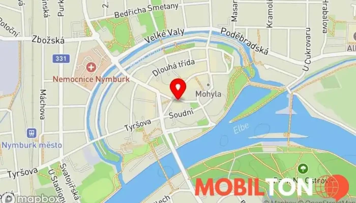 mapa Alfocaccia Bistro v 2 Nymburk 2 CZ, Kostelní 41