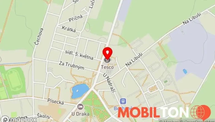 mapa AlzaBox Prodej elektroniky v U Vodojemu 992