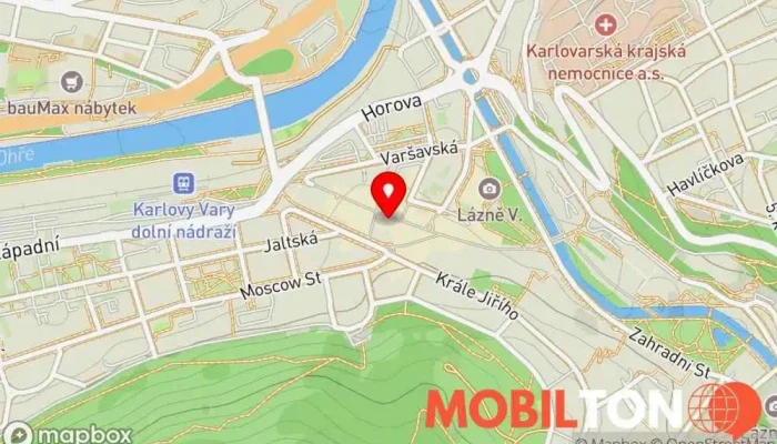 mapa Apple Doctor - Servis Apple iPhone Karlovy Vary Prodej mobilních telefonů v 31, T. G. Masaryka 838