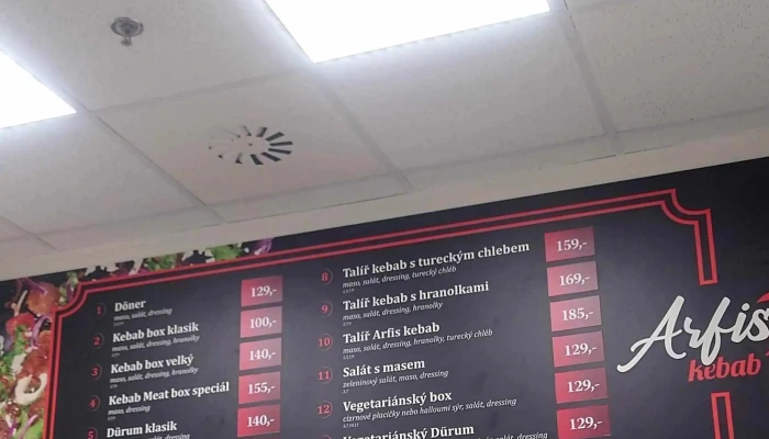 Arfis kebab - Arménská 3277