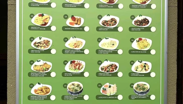 Asia Foods -  Menu - Tyršova 175