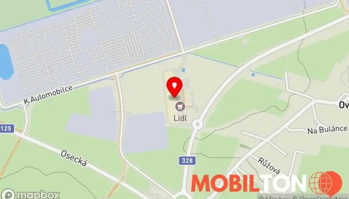 mapa Asian Wok Asijská restaurace, Čínská restaurace v Ovčáry-Kolín 2