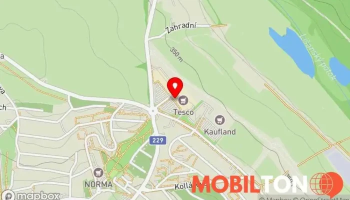 mapa Asijské bistro MYMY Asijská restaurace v Luženská 2725