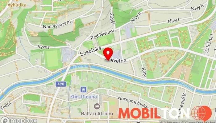 mapa ATOS spol. s r.o. Prodej elektroniky v 2. května 1536