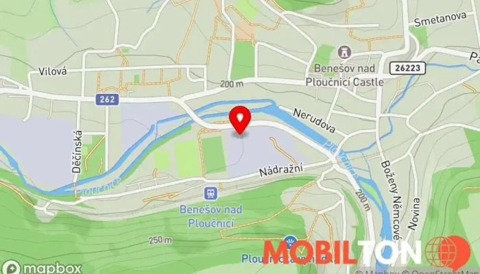 mapa Autoservis Petr Autoopravna, Prodej autodílů, Pneuservis v Nádražní 795