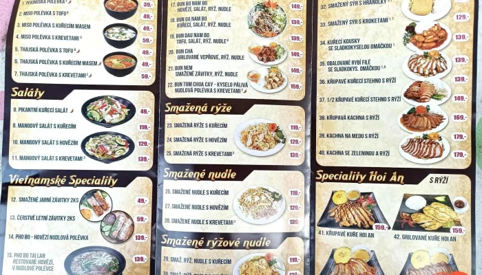 Bao An Food -  Menu - Palackého 378