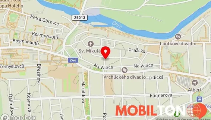 mapa Bar U Havrana Bar v Táboritská 1406