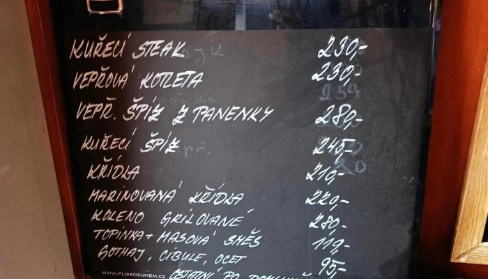 Bar Viktoria -  Menu - Zelenkova 978/20