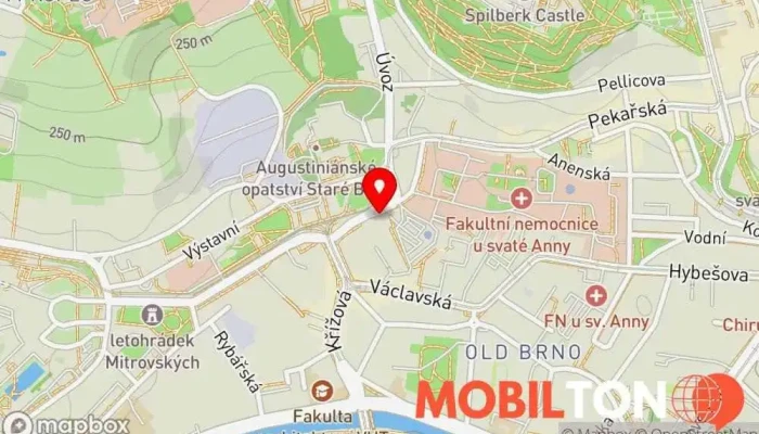 mapa Bartek mobil s.r.o. Opravna mobilních telefonů v Staré Brno