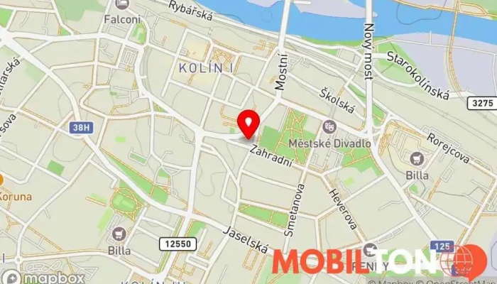 mapa Bartolomějka Restaurace Restaurace v Politických vězňů 880
