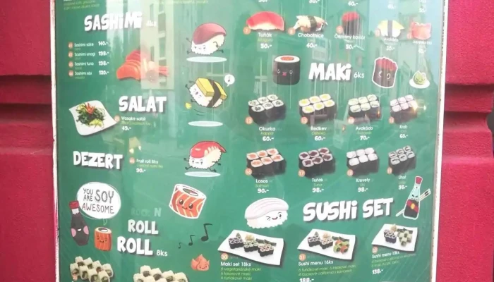 Bb Sushi Bar Noodle Menu - Mladá Boleslav Ii