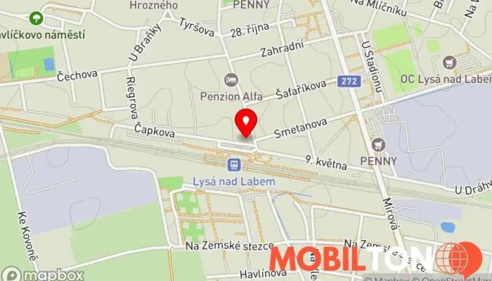 mapa Bc. Miroslav Konečný Restaurace v Masarykova 582