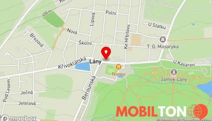 mapa Bechnerův statek restaurace Restaurace, Ubytování s vlastním stravováním v Masarykovo nám. 18
