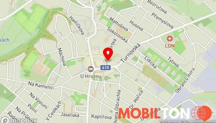 mapa Bella Casa Italská restaurace, Penzion, Rozvoz jídla v Masarykovo nám. 245
