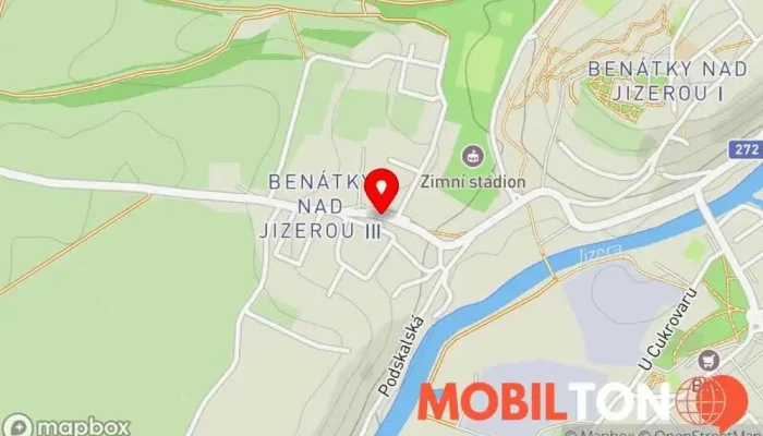 mapa Benátky nad Jizerou III  v Benátky nad Jizerou III