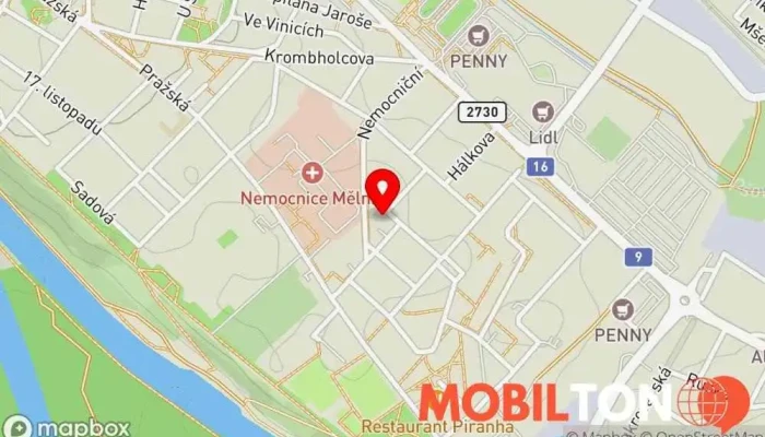 mapa Bêp Vietnamese&Thai bistro Asijská restaurace v Sokolovská 3317