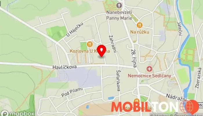 mapa Beseda bar Bar, Klub v Havlíčkova 514