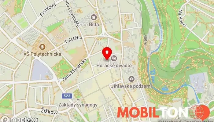 mapa BestMobil s.r.o. Prodej mobilních telefonů, Opravna telefonů v Komenského 27