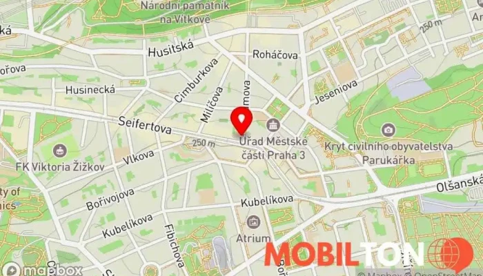mapa Bibimbap Korea Korejská restaurace v Praha 3-Žižkov