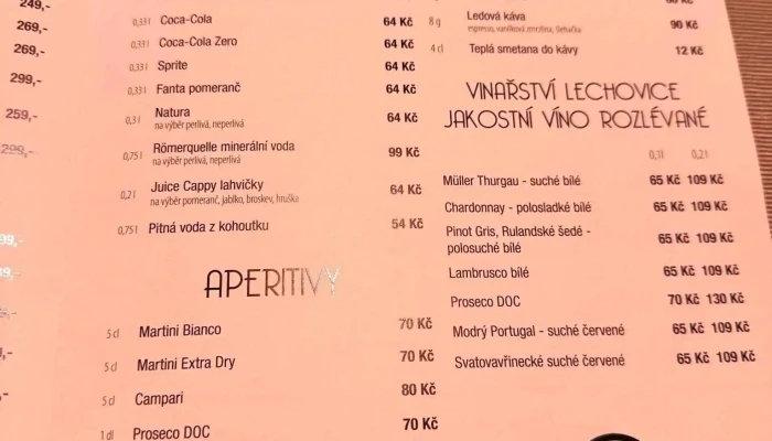 Biograf -  Menu - Nám. Přemyslovců 40/6