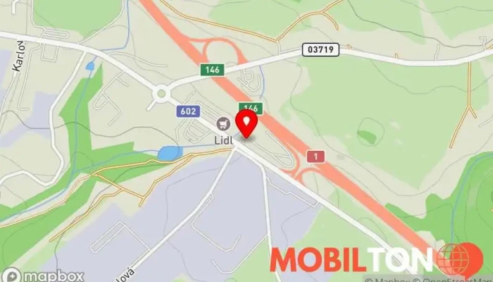 mapa Bistro Cafe Z Palet Bistro v Karlov 2098