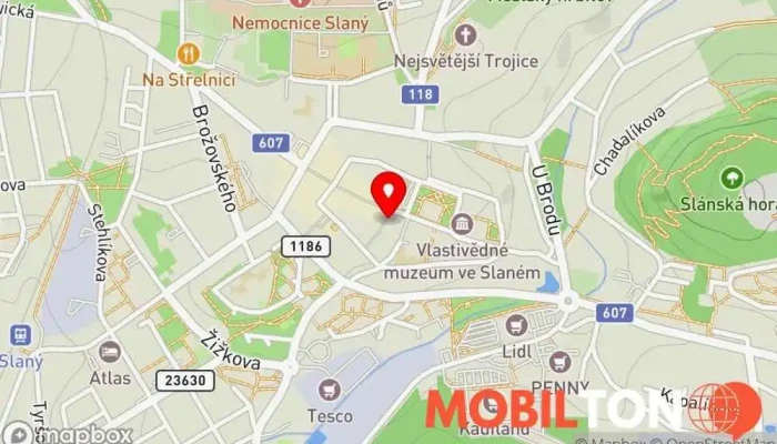 mapa Bistro Frito Restaurace v Hanžburského 147