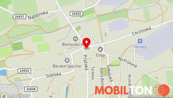 mapa Bistro GAO NON Asijská restaurace v Chržínská 56