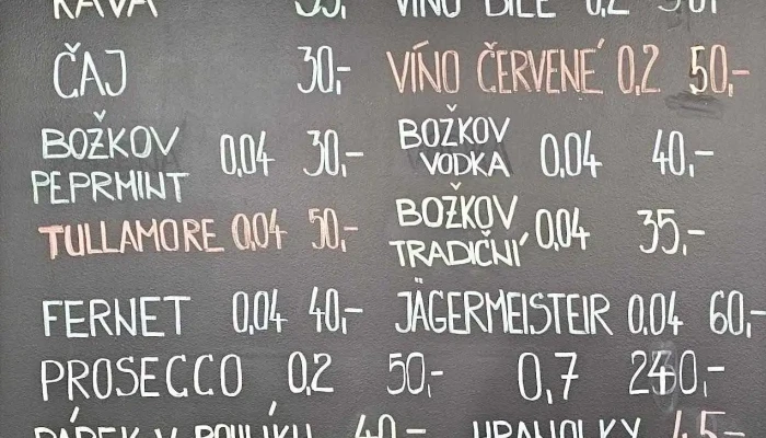 Bistro Golf -  Menu - Hrdinů 99