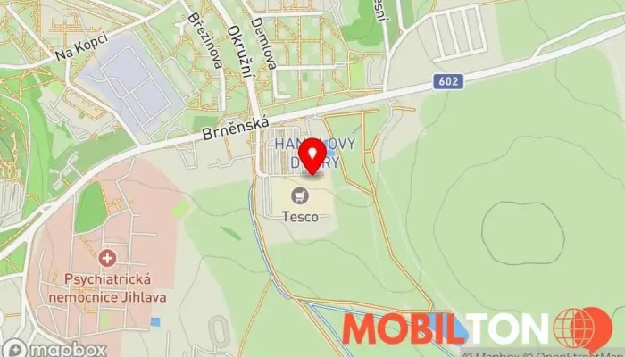 mapa Bistro Gurmet panda Vietnamská restaurace v Brněnská 4917-74