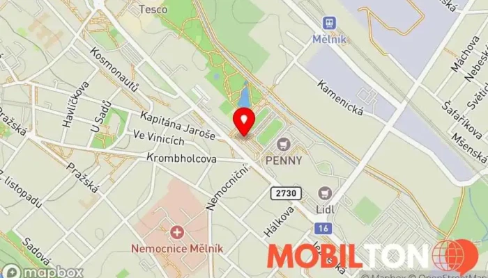 mapa Bistro Kostka Bistro v Bezručova 3582