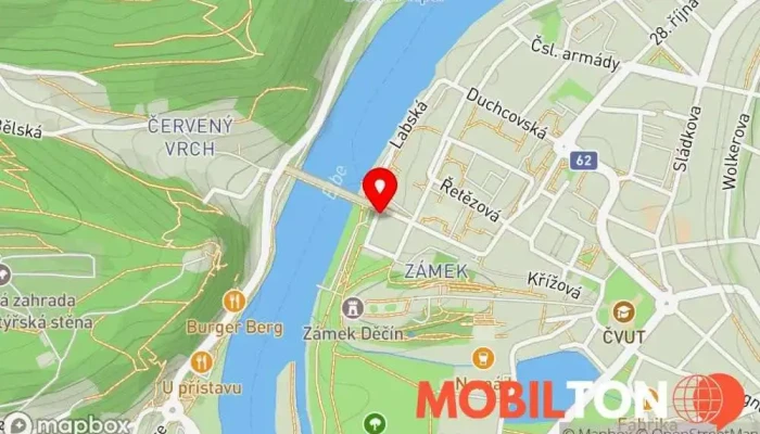 mapa Bistro Les Restaurace v Tyršova 1089