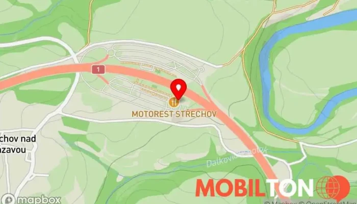mapa BISTRO MOTOREST STŘECHOV Restaurace v Trhový štěpánov