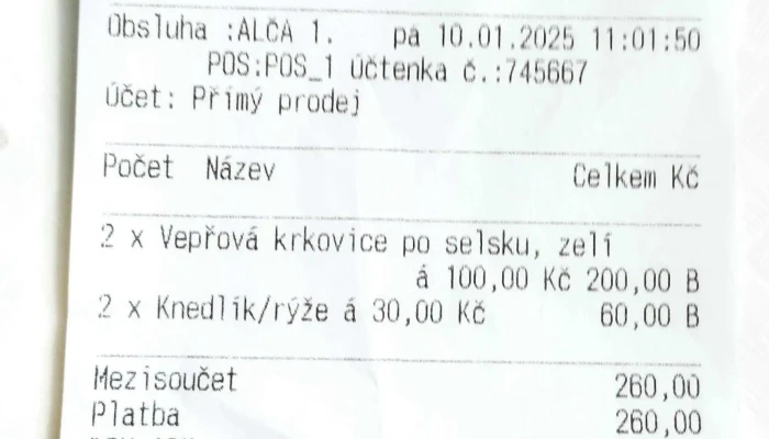 Bistro Mydlarka Katalog - Žižkova 2040