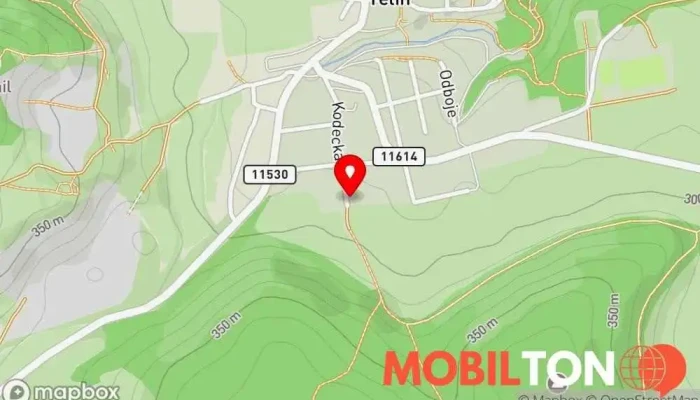 mapa Bistro Myslíš Bistro v Tetín-Beroun 1