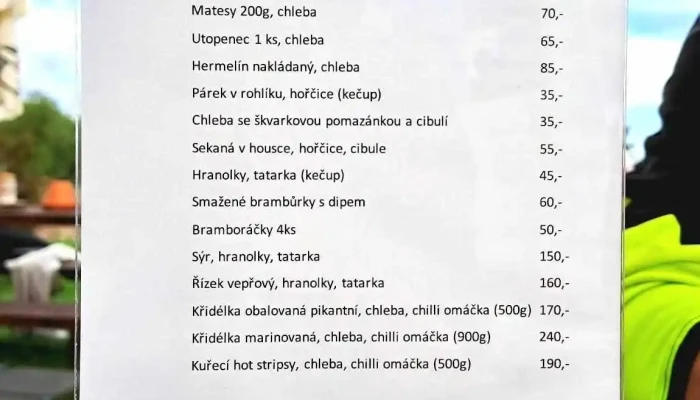 Bistro Na Konci Cesty -  Menu - Louny Ev. Číslo 2500, 44001, 50.3662458n 13