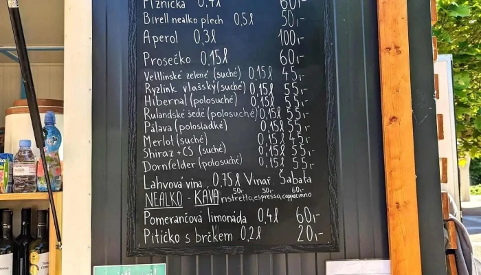 Bistro Na Namesti Menu - Nám. Na Sádkách 701