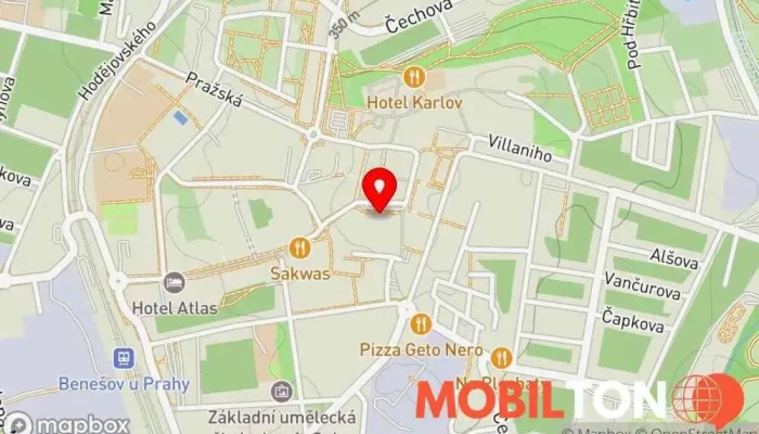 mapa Bistro N°4 Bistro v Masarykovo nám. 4