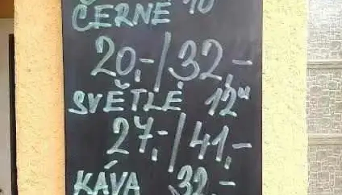 Bistro Pohoda -  Menu - Tyršovo Nám.