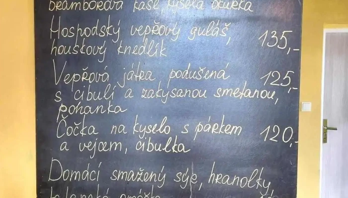 Bistro Ricanka Menu - Masarykovo Nám. 73