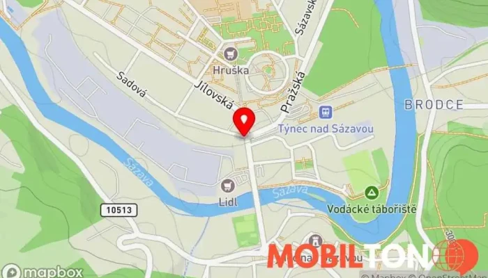 mapa Bistro Sadovka Bistro v Ing. Františka Janečka 561