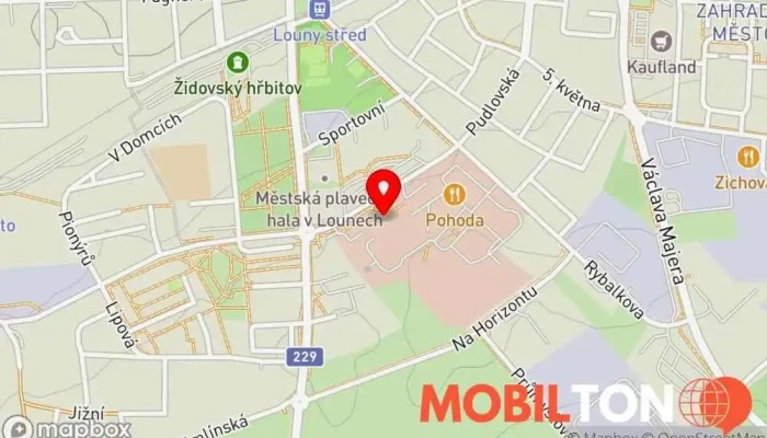 mapa Bistro U Kaderů Lahůdky v Pod Nemocnicí 2503