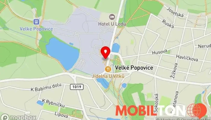 mapa Bistro U koziček Rychlé občerstvení v Ringhofferova 1